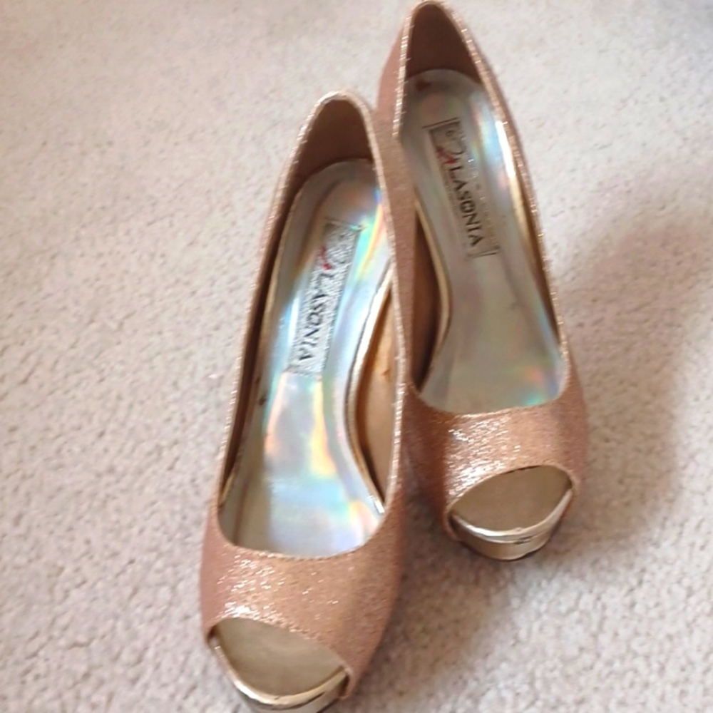 Gold heels